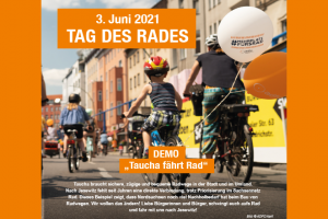 Einladung zur Fahrraddemo am 3.6.2021